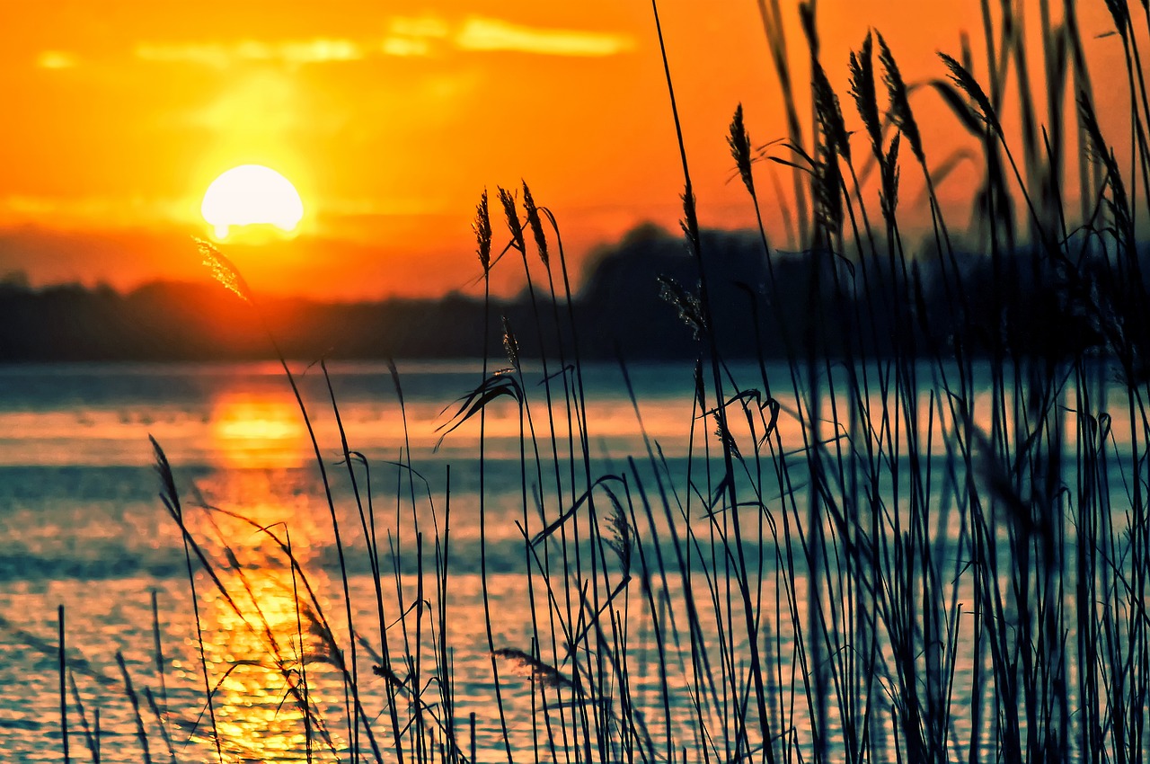 coucher du soleil