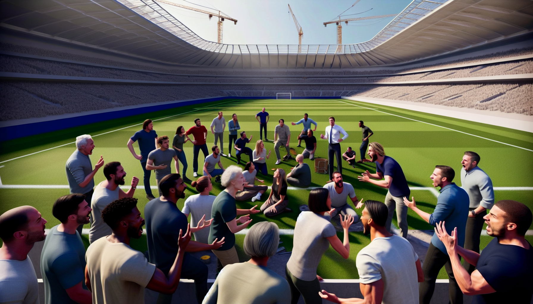 découvrez les opinions divergentes concernant les travaux du camp nou et leur impact sur l'unanimité des supporters.