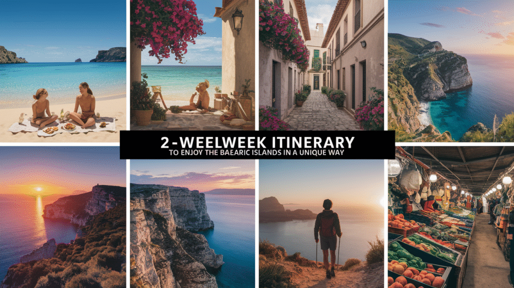 découvrez un itinéraire de 2 semaines pour explorer les baléares sous un nouvel angle. plongez dans des paysages cachés, savourez la cuisine locale, et vivez des expériences authentiques loin des foules touristiques.