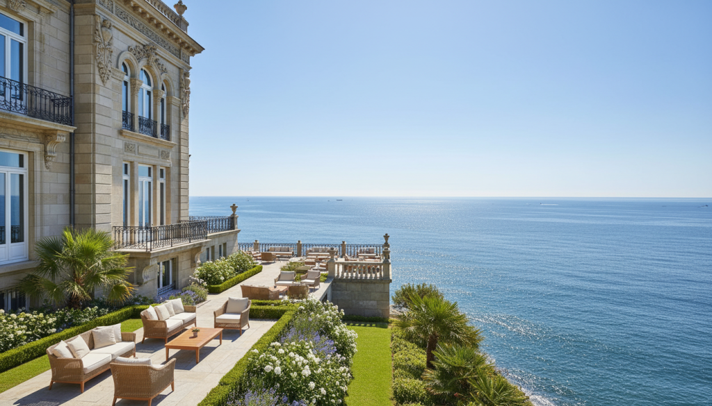découvrez le palacio arriluce hotel, un hôtel 5 étoiles exceptionnel à bilbao offrant des vues imprenables sur la mer. profitez d'un séjour luxueux alliant confort et panorama unique.