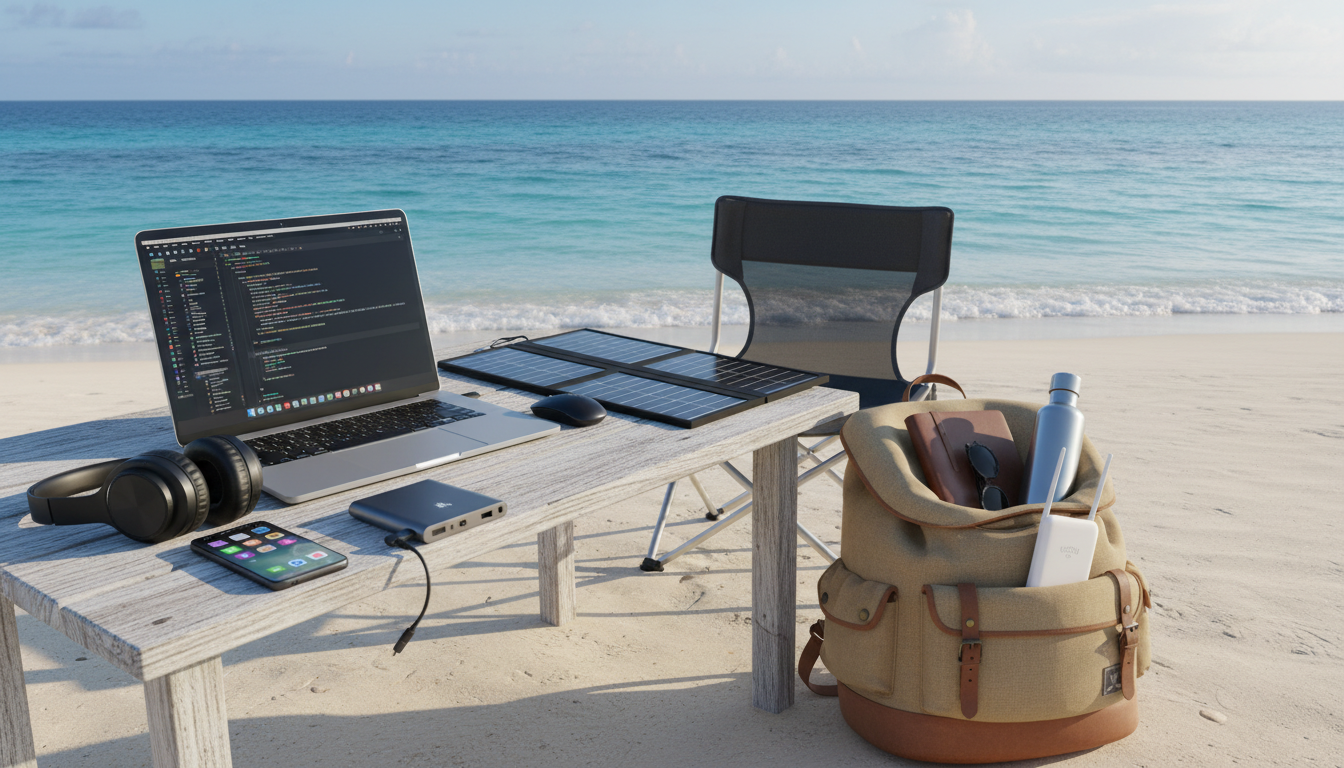 Quelle est la boîte à outils idéale du nomade digital pour travailler au bord de la mer ?
