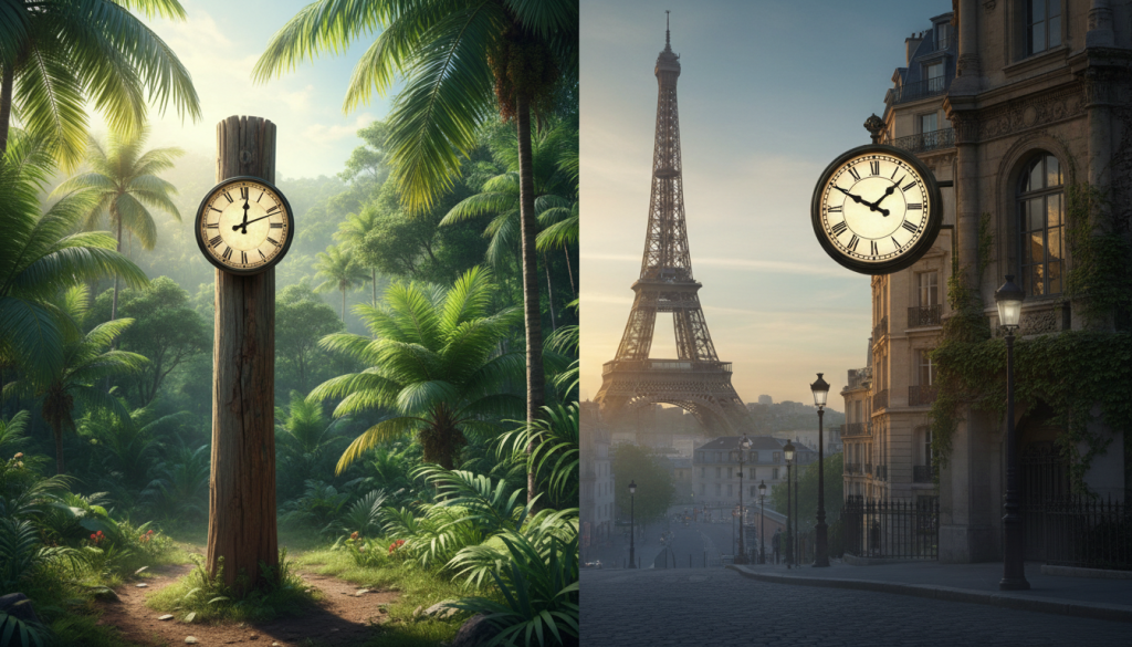 découvrez l'heure actuelle en guyane et le décalage horaire avec la france métropolitaine pour organiser vos communications et vos voyages en toute sérénité.