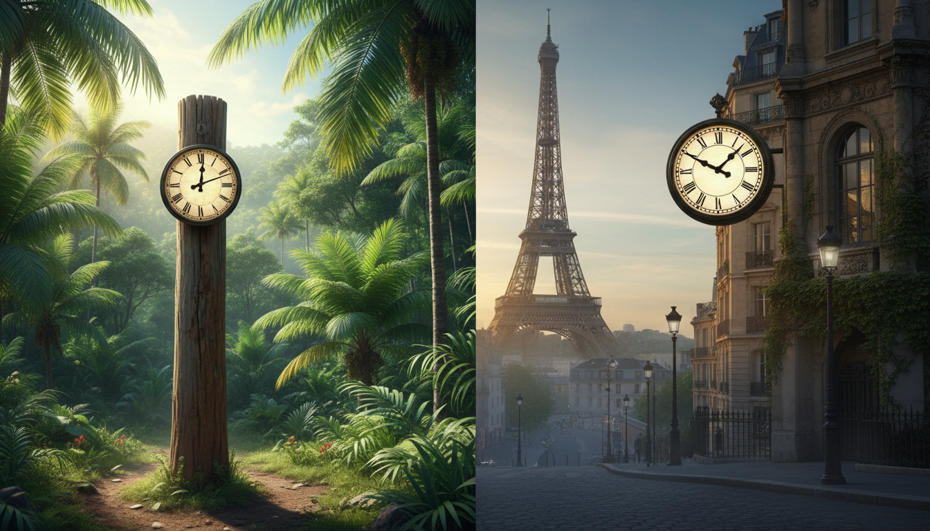 Quelle est l&rsquo;heure actuelle en Guyane et quel est le décalage horaire avec la France ?