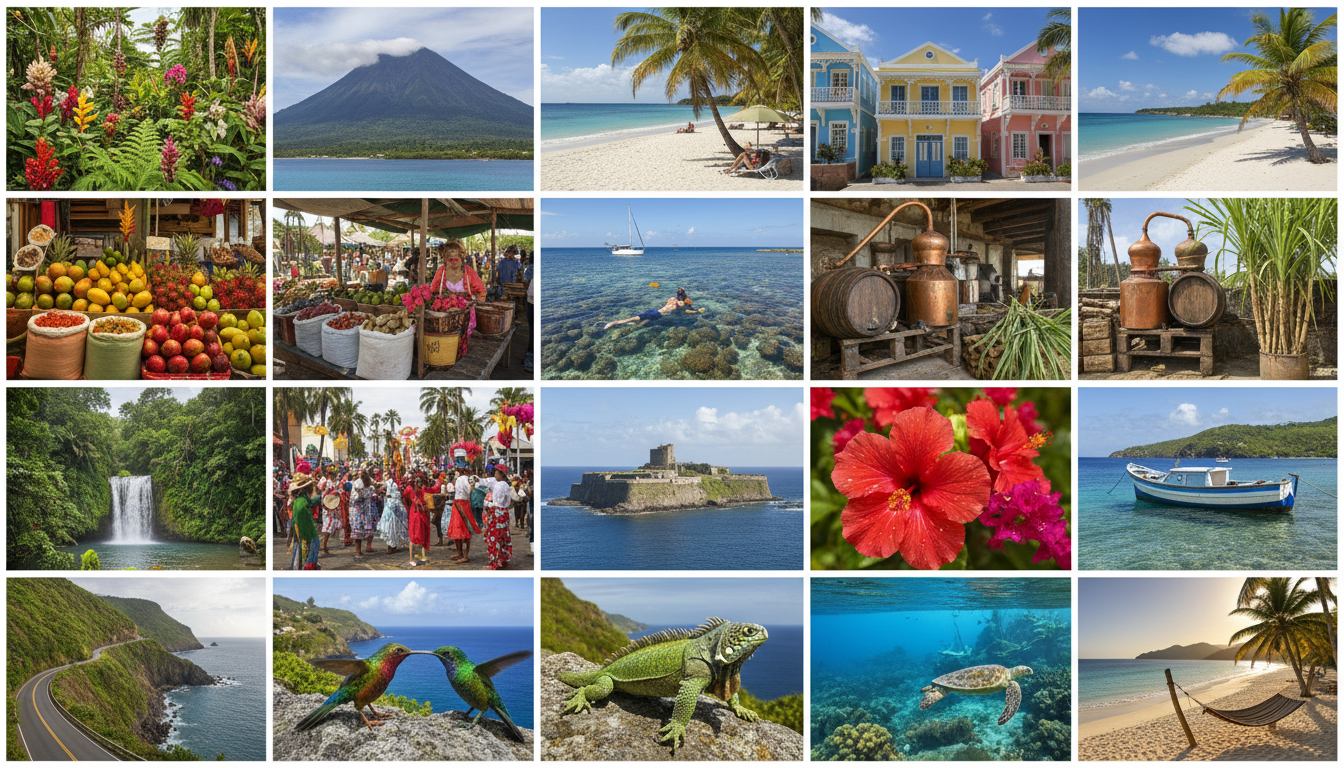 découvrez les 15 incontournables à voir et à faire en martinique, l'île aux fleurs, pour une visite pleine de découvertes, de paysages magnifiques et d'activités uniques.