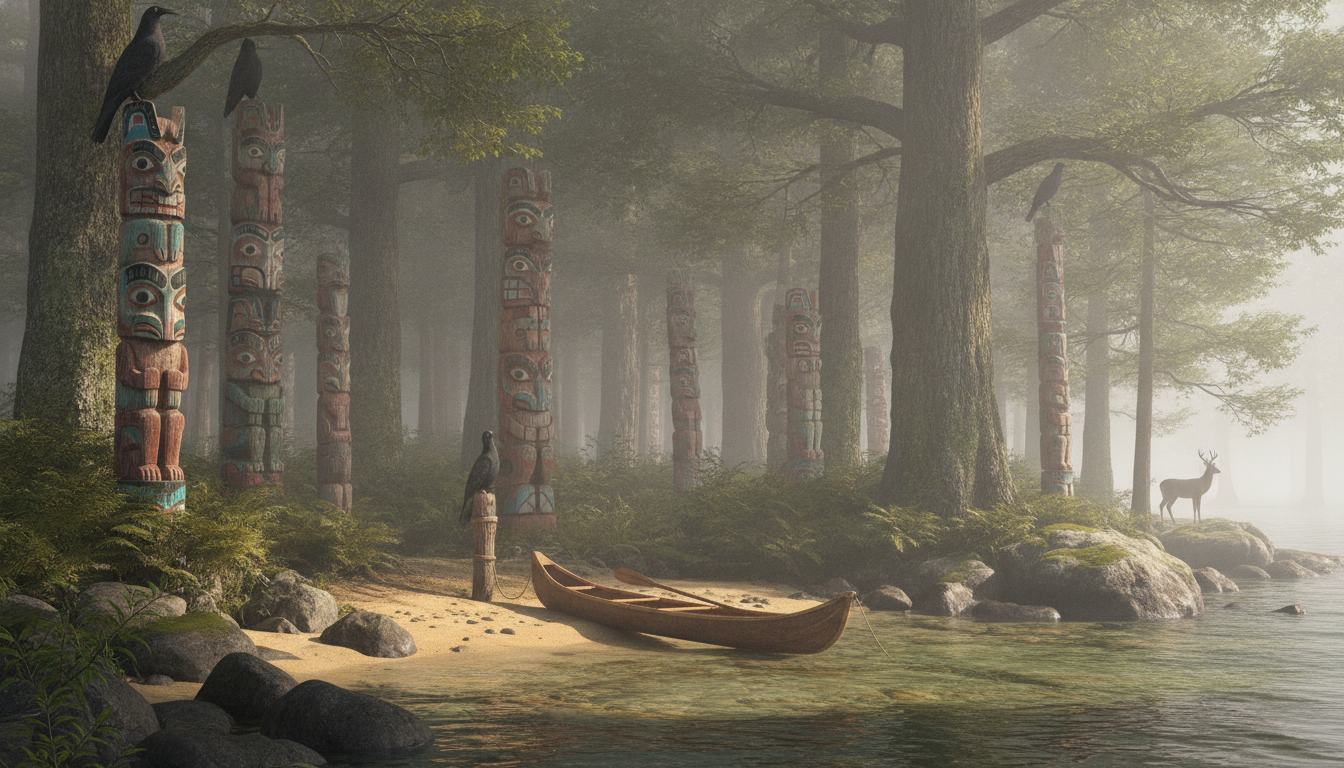 Que voir et que faire sur Tar Island, la mystérieuse île aux totems en Ontario ?