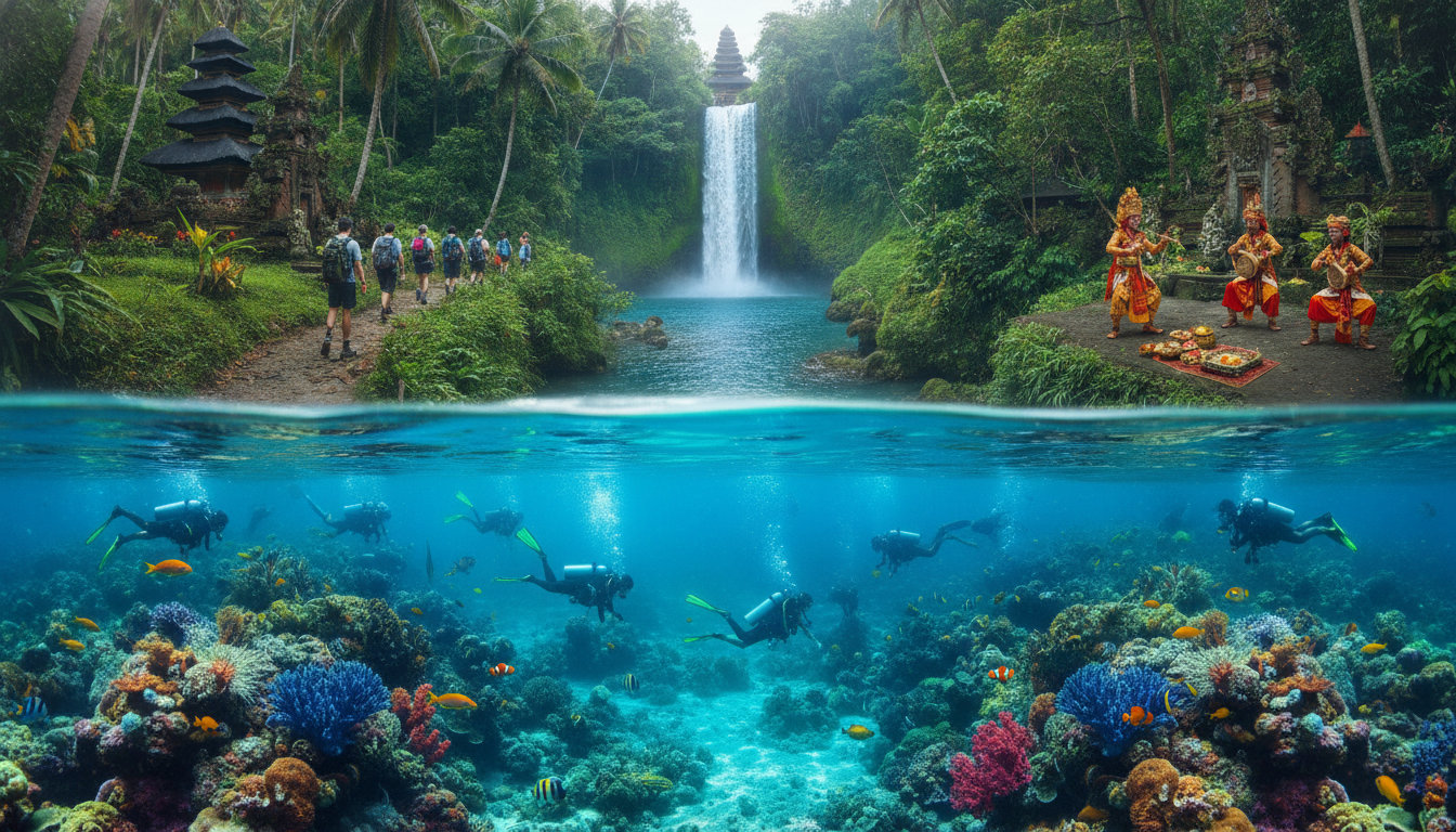 Quelles aventures vivre à Bali entre plongée, randonnées et découvertes culturelles ?